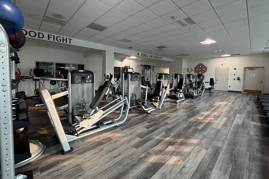 Cardio room with enough space and equipment to fit your workout.