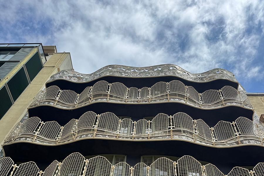 An apartment building in Barcelona.