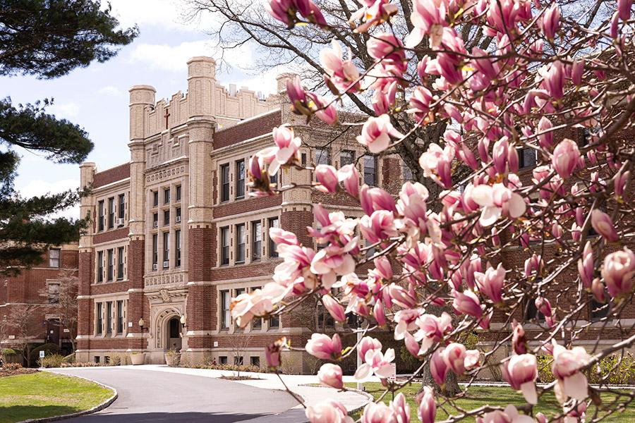 The main building on the Bronxville campus.