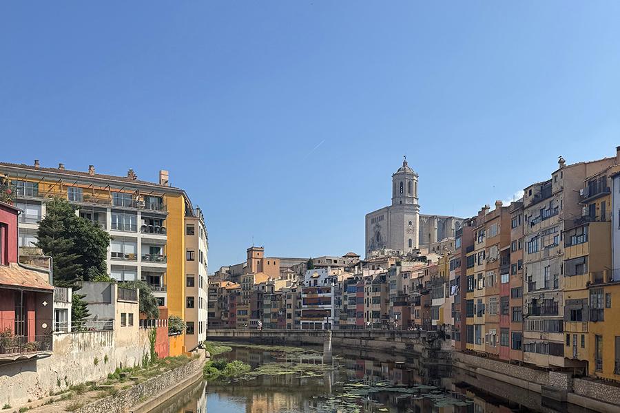 A canal in Barcelona.