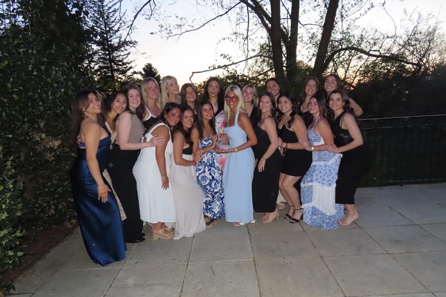 Phi Sig at a formal event.