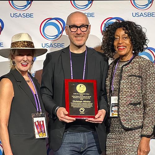 Dr. Jill Kickul, Professor at EGADE Business School, Dr. Christoph Winkler and Dr. Lois Shelton, Professor at California State University, Northridge. 