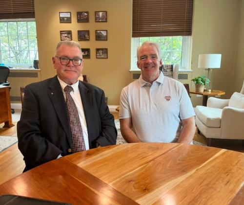 Christopher Goess and Dr. Carey