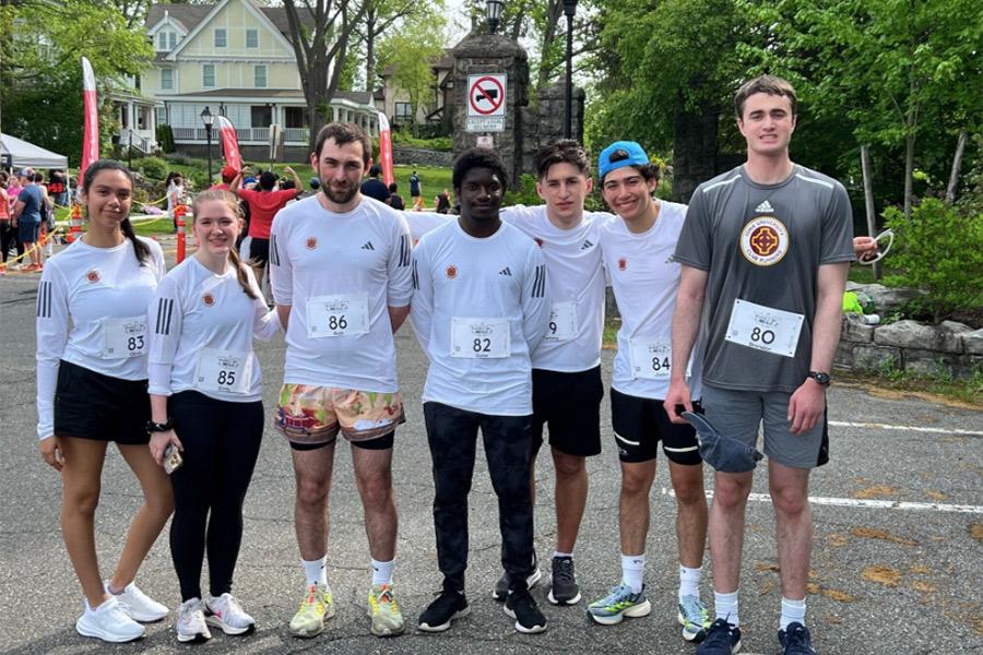 The running club after running Cinco de Mile.