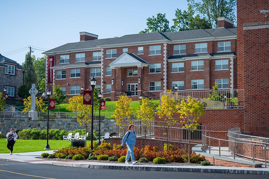 East Hall on a sunny day.