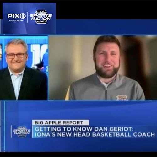 Dan Geriot and March Malusis on WPIX 11 Sports Nightly.