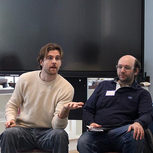 A group talk at the GCTL.