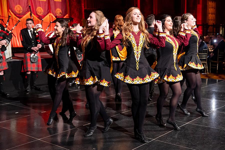 The Irish Step group performs at the 2025 Gala.