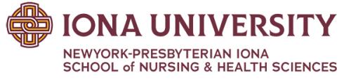 Iona University NYPISNHS Horizontal Logo