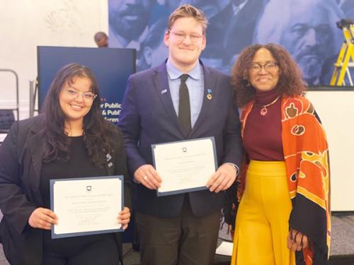 Kalynn, Eamon and Prof. Williams