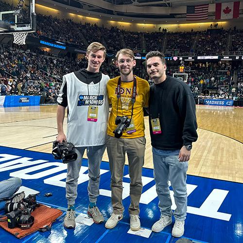 Three content creators for Sports communication.