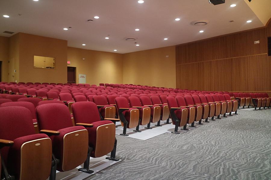 Seating in Murphy Auditorium.