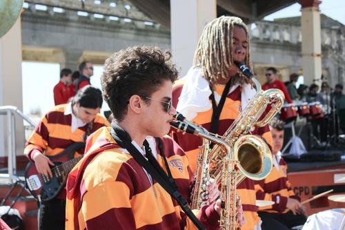 The Pep Band competes in Atlantic City.