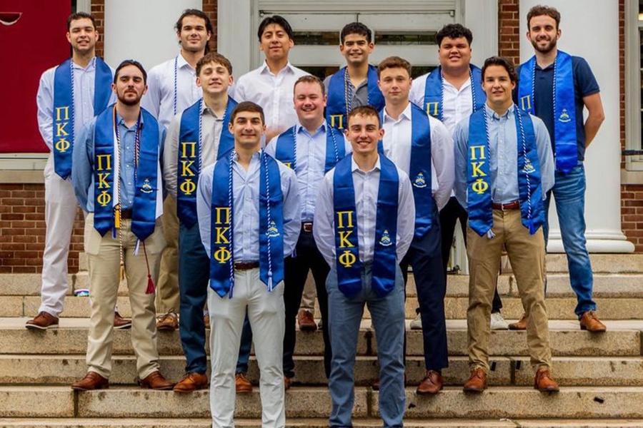 Members of PKP in their Commencement scarves.