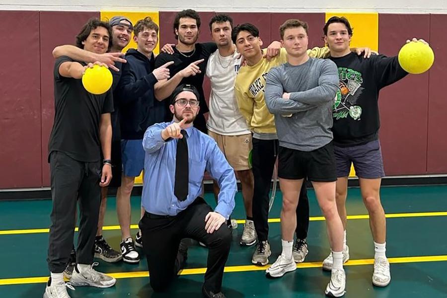 Members of PKP in Mulcahy Gym.