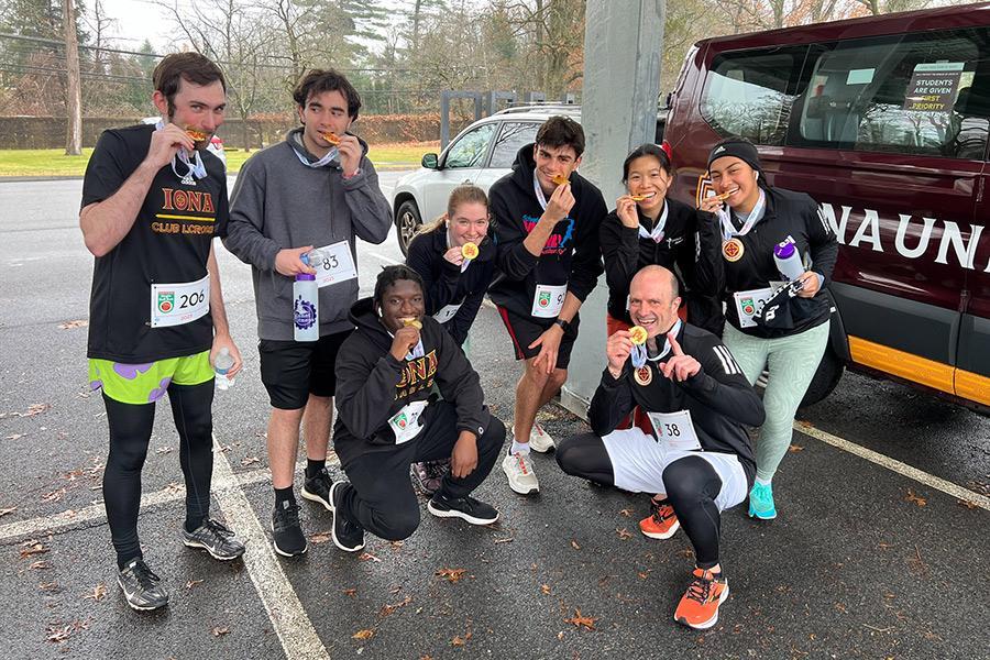 The running club team. 