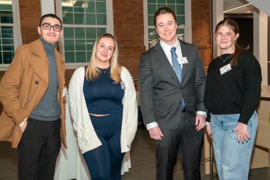 Gaels Go Further Mentoring event mentors and mentees