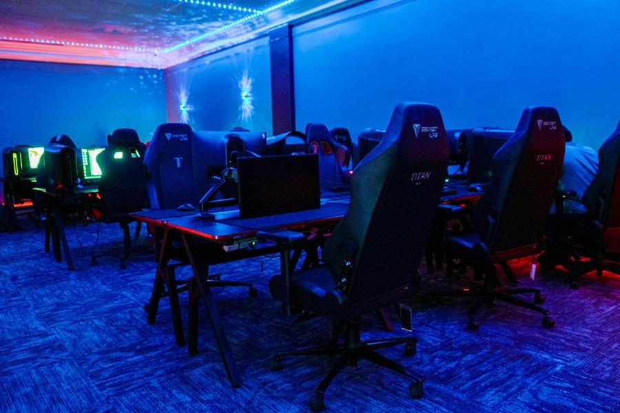 The student Esports Gaming Room.