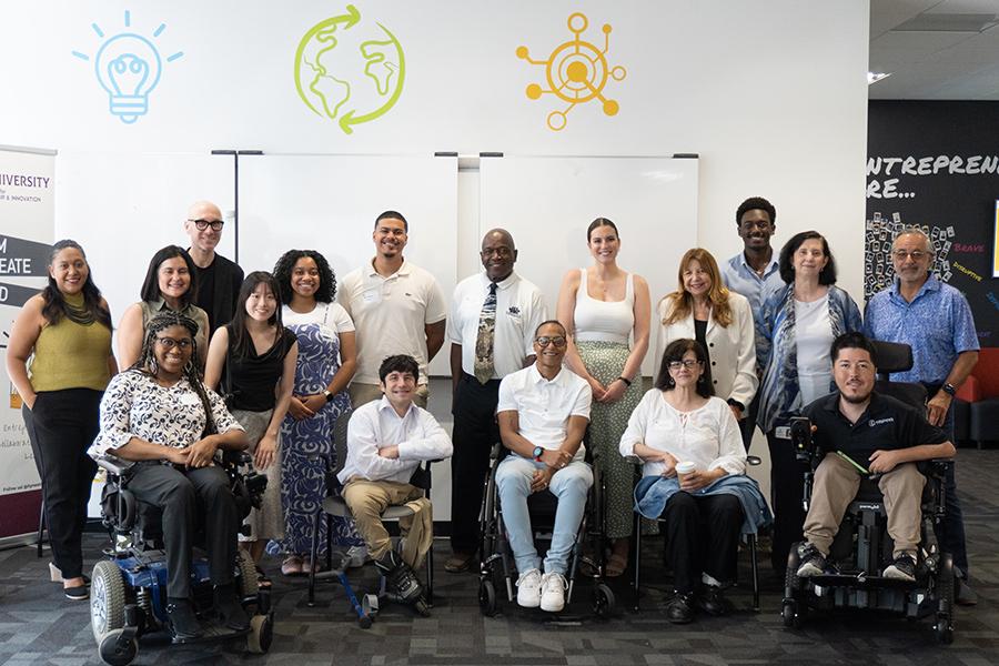 The Hynes Institute and Viscardi groups with presenters from IdeaSpark.