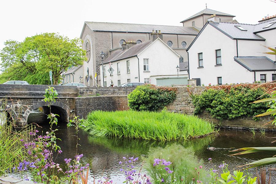 The river in the town of Westport.